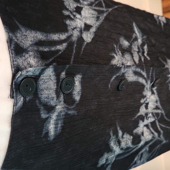 Liz Claiborne button front long skirt size 4 - Picture 5 of 9